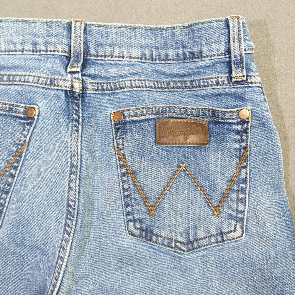Wrangler Jeans Kid's Boys 16 Blue Retro Slim Straight Denim Western Cowboy